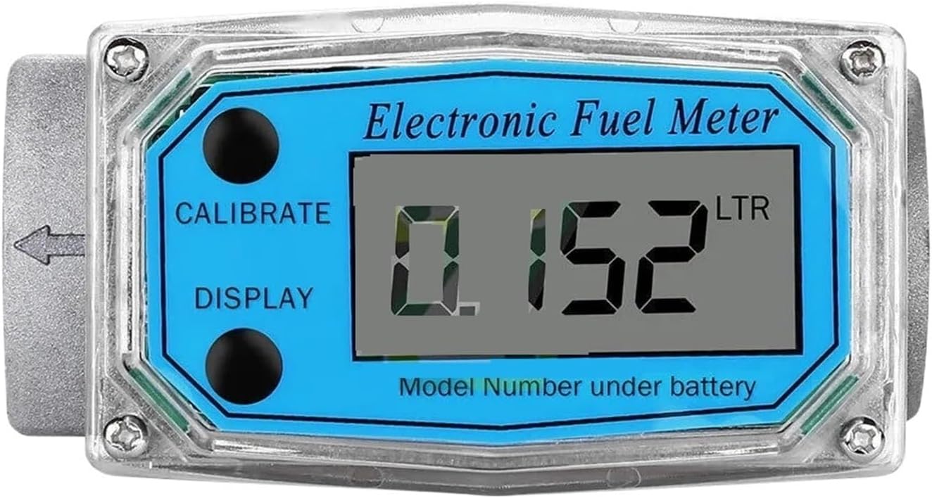 Water Meter,Sprayer Water Meter Digital Flow Meter Flowmeter Gauge Digit Meter Flow Indicator