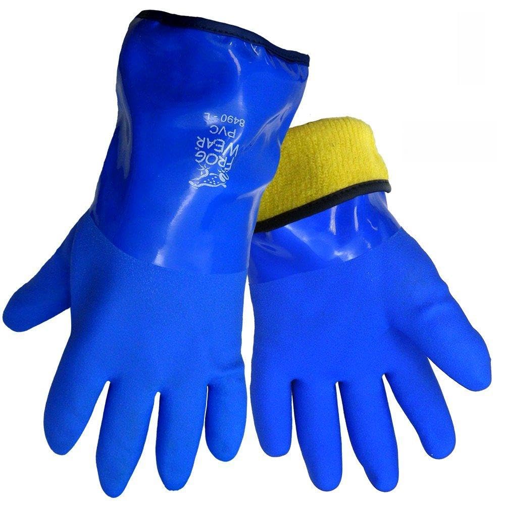 FrogWear 8490 Insulated & Waterproof Blue Tripple Dipped Work Gloves