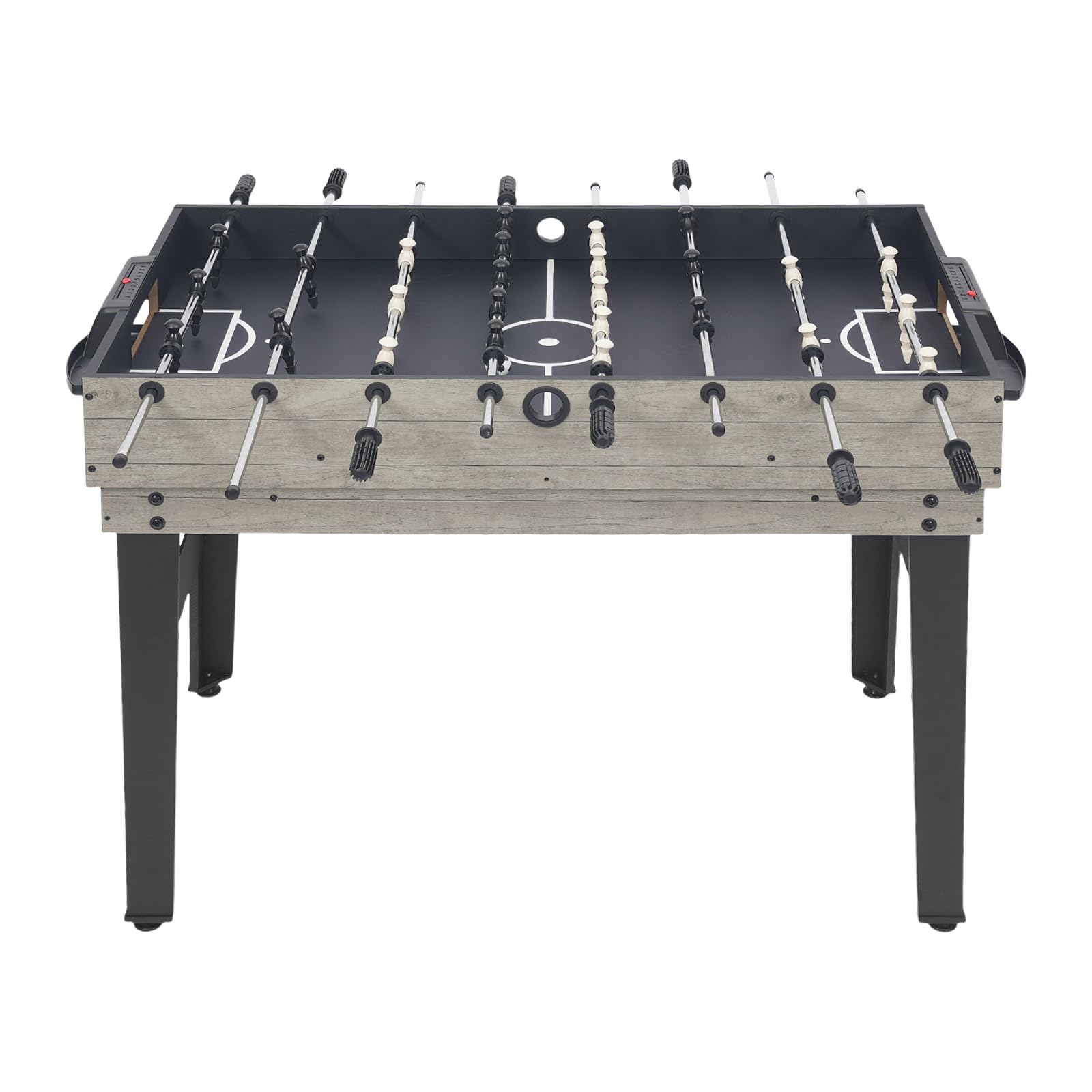Mesa de juego 10 en 1, 122 x 60 x 80 cm, mesa multifunción con futbolín, mesa de ping pong, mesa multijuego 10 en 1 para niños y adultos, robusta mesa de tablero DM con compartimento de almacenamiento