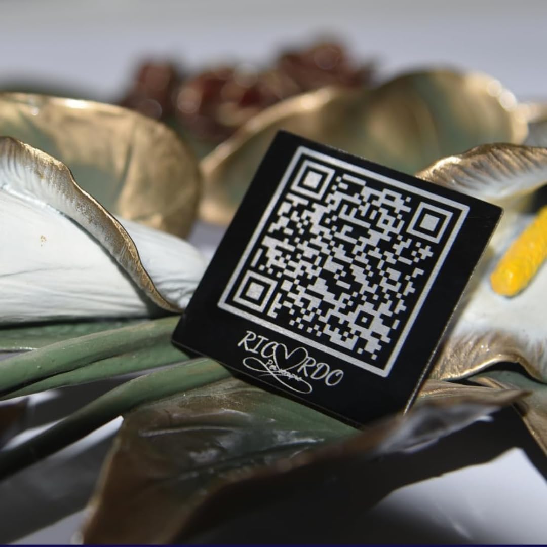 QR pour pierres tombales avec Mémoire Numérique - support QR code funérailles