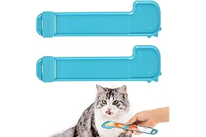 2pcs Cat Treat Squeeze Spoon Dispenser