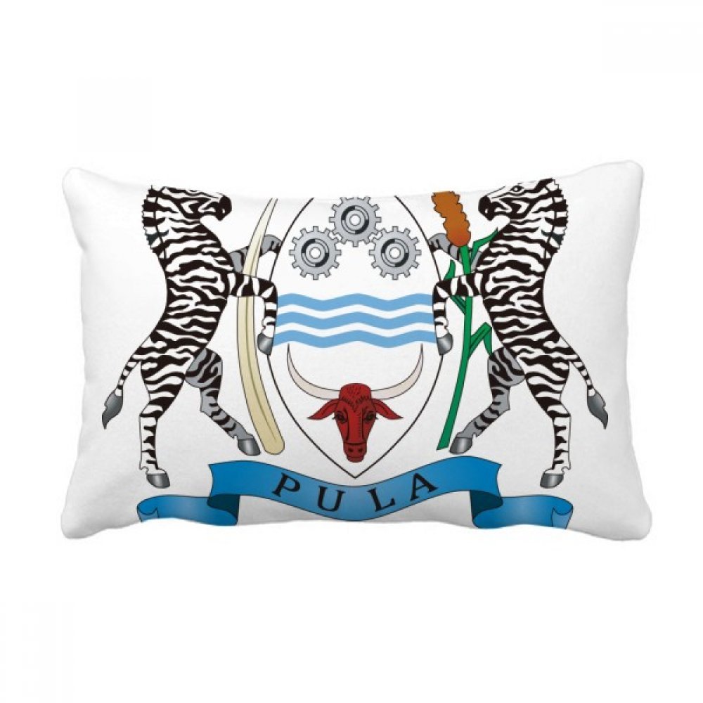Oreiller de luxe emblème Botswana coussin haut de gamme