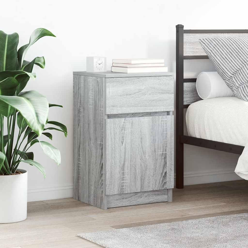 Stilvoller Nachttisch aus Holzwerkstoff mit reichlich Stauraum, robuster Platte und feuchtigkeitsbeständiger Oberfläche für Schlafzimmer und Wohnbereich