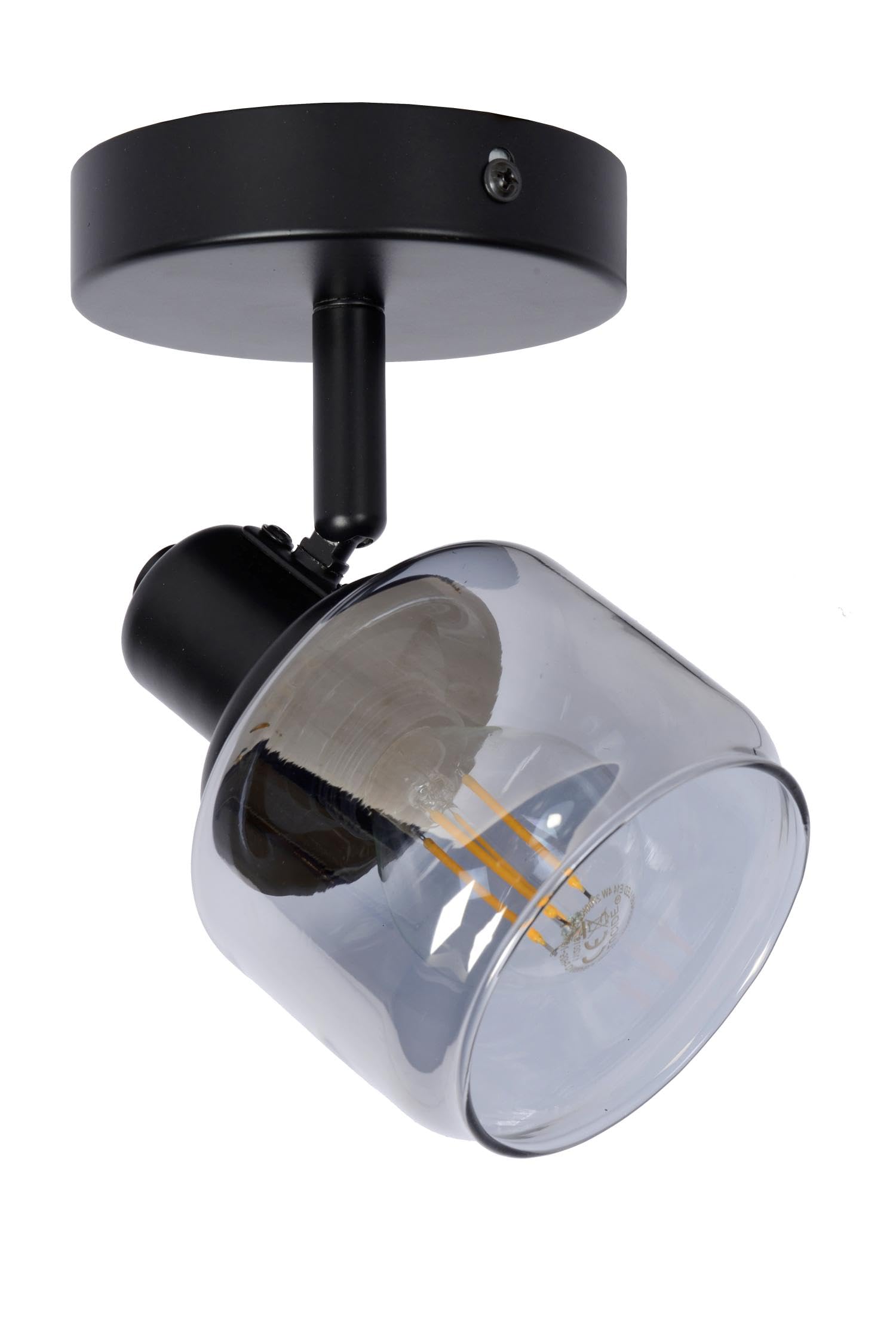 LUCIDE Bjorn - Ceiling Spotlight - 1xE14 - Black - Image 2