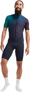 Conjunto de ciclismo masculino conjunto de manga curta para ciclismo camisa respirável de secagem rápida com shorts acolchoados 3D