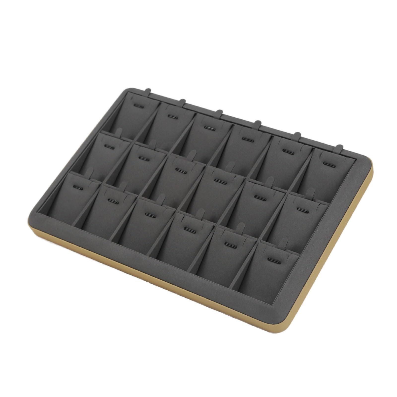 HDOYTXXM Sturdy PU Leather Jewelry Organizers Tray Accessory for Women Girls Rings Earrings Necklaces Bracelets Brooch Display