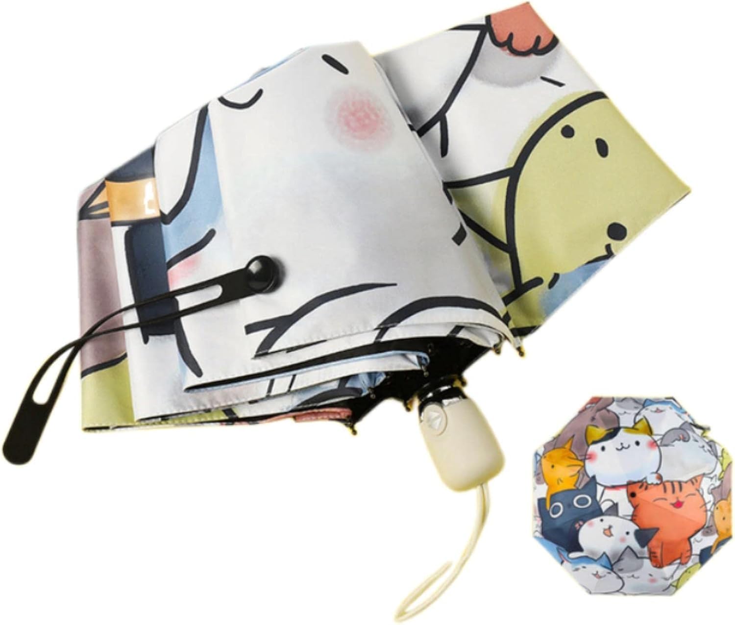 Parapluie de voyage pliant automatique pour les trajets du quotidien