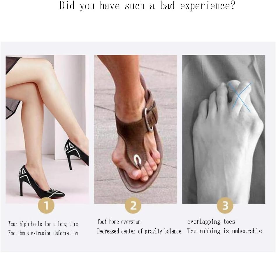 DEAVER Hallux Valgus Toe Corrector,Bunion Straightener,Men and Women Splint Reliefbunion Support Splitter Physiotherapy Painless Separator Pain Relief