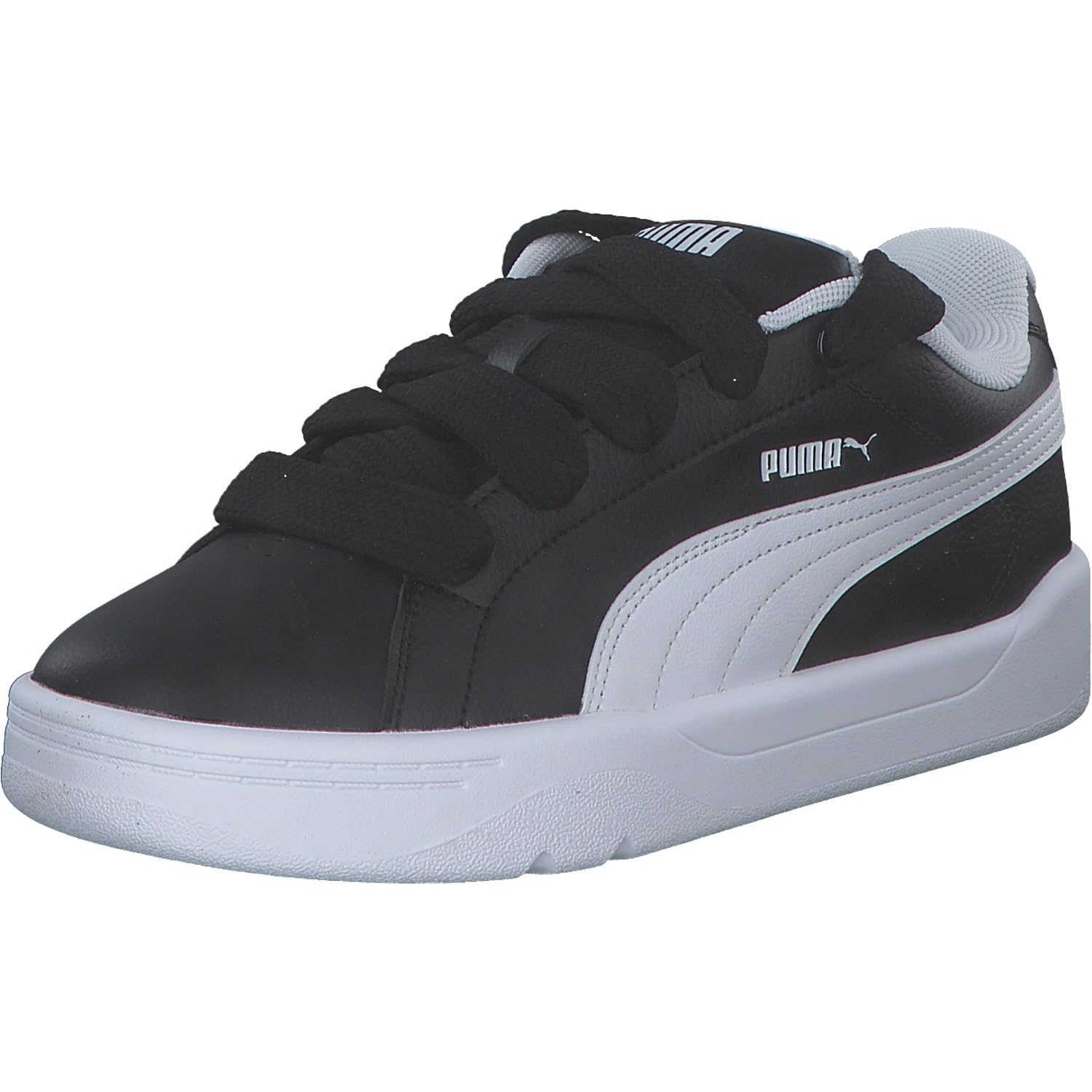 PUMA Park Lifestyle Easy JR Sneaker, Black White, 3.5 UK