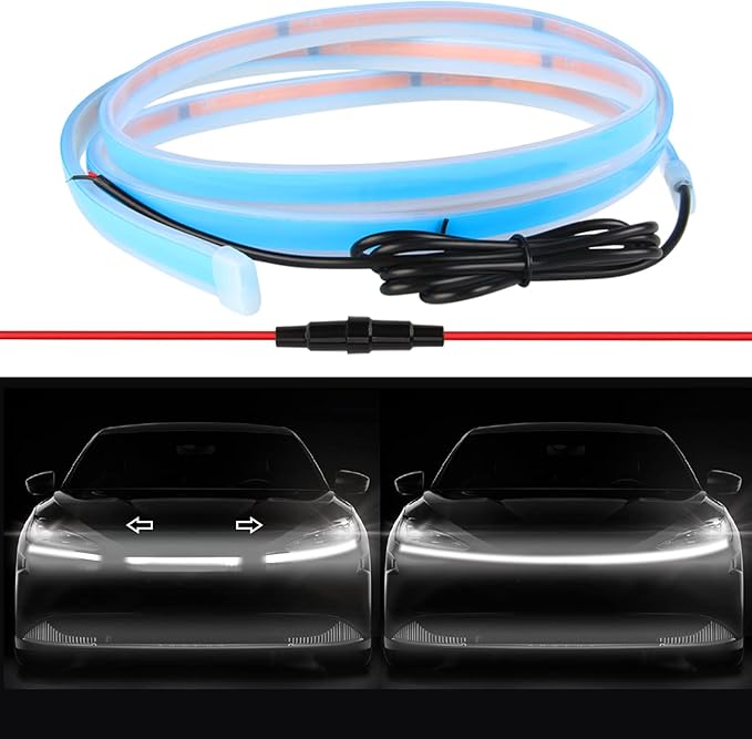 Chemini Dynamic Car Hood LED Strip Light 60 Inches White