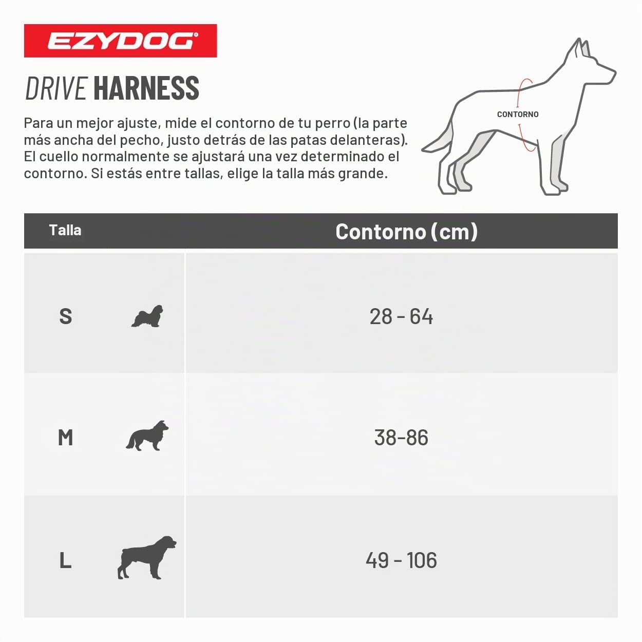 EzyDog Arnes Coche Perro Homologado - Cinturón De Seguridad para Perros - Mascotas Perros Accesorios, Multifunción, Ajustable (M, Negro)