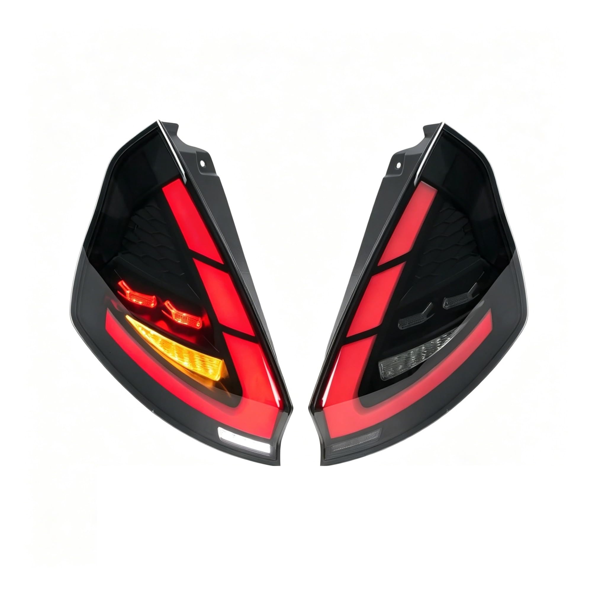 Luce Posteriore Auto per Ford per Fiesta MK7 MK7.5 2009-2020 Animazione di Avvio Indicatore di Direzione Sequenziale Gruppo Luci Posteriori Faro Posteriore