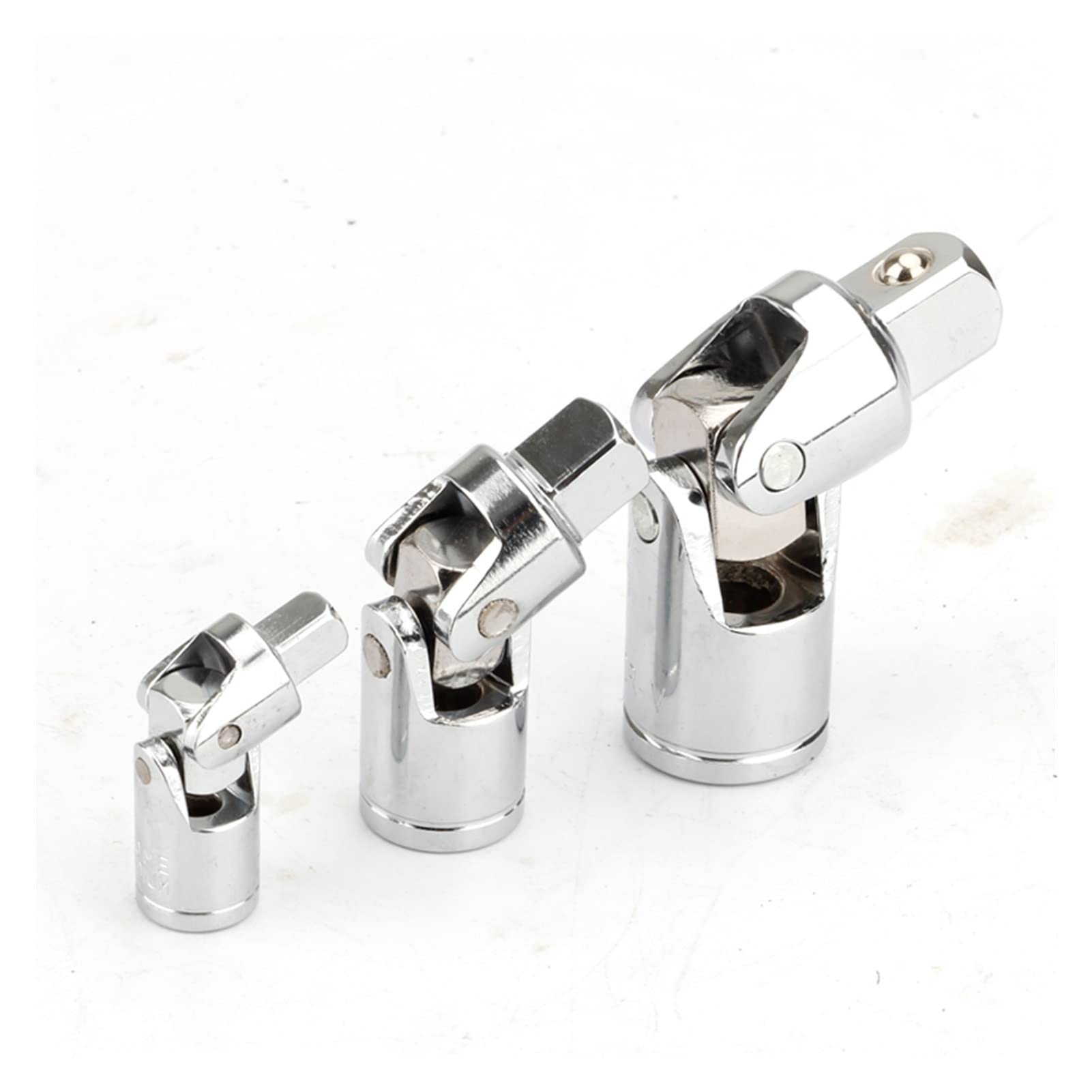 Zestaw uniwersalnych przegubów, adapter klucza nasadowego z grzechotką 1/4" 3/8" 1/2" Adapter prętowy Ex, stalowy uchwyt wiertarski