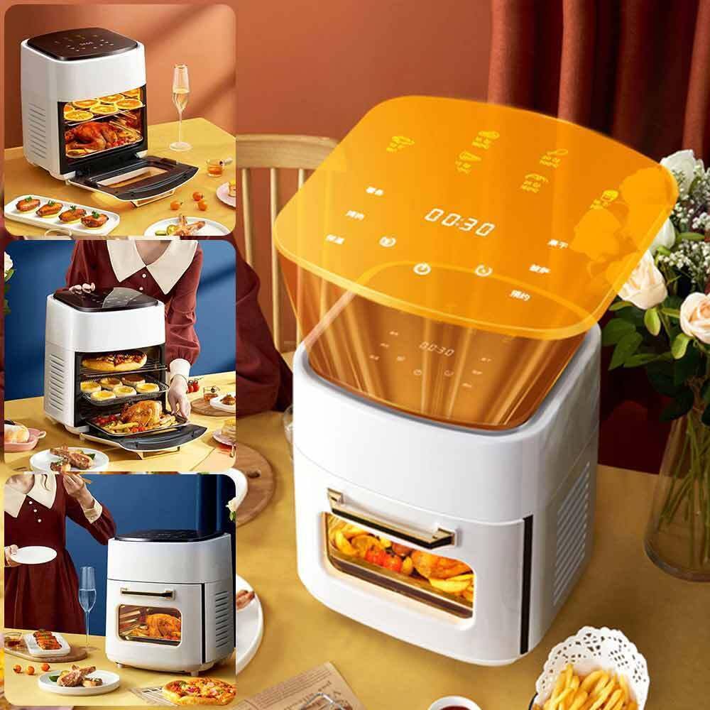 Amazon.co.jp: 15L ビジュアル大容量スマートエアフライヤー 5-in-1