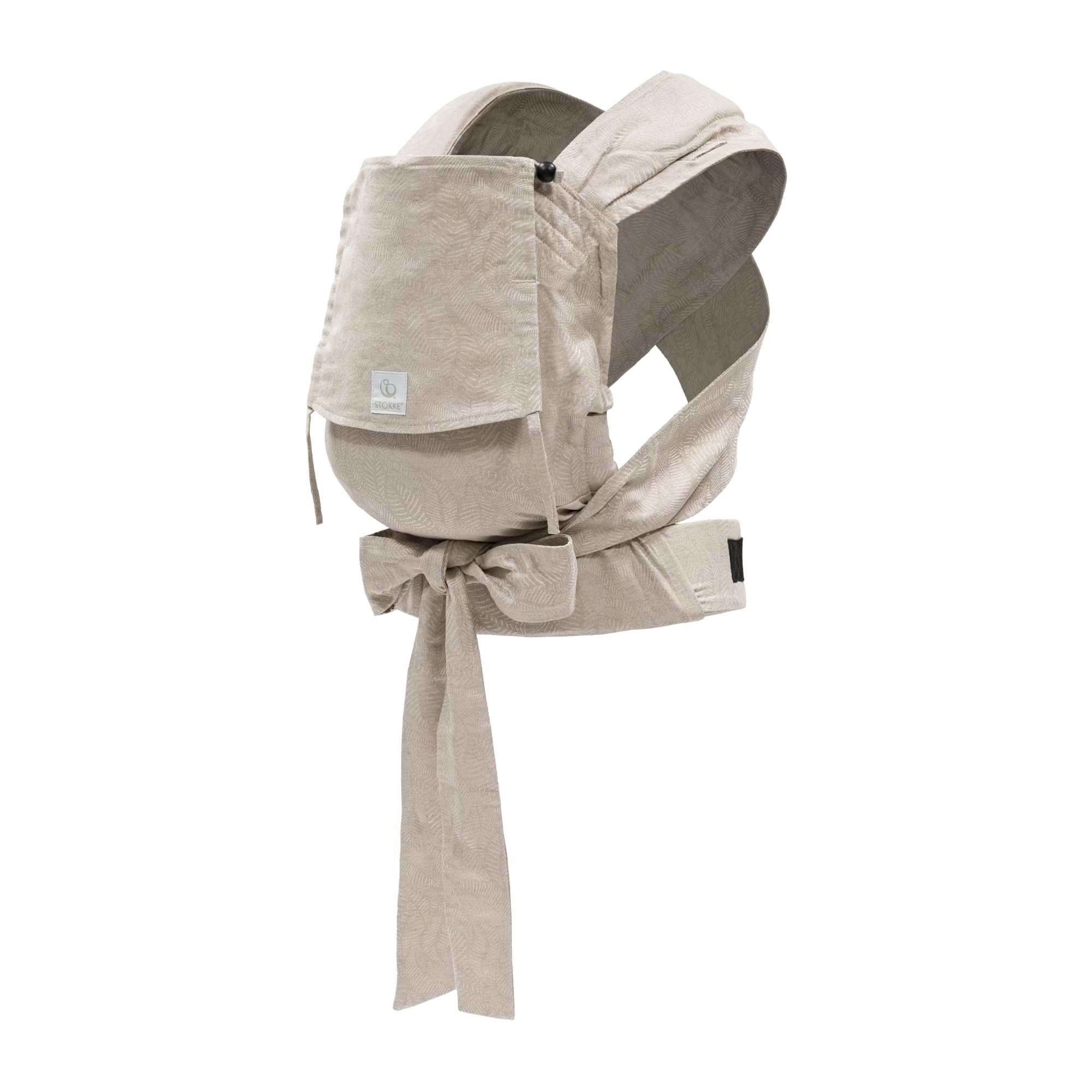 Stokke Limas Babytrage Floral Beige (OCS) - Half Buckle Babytrage für Neugeborenee - Drei Trageoptionen - Sicher von Geburt an & bis zu 15 kg