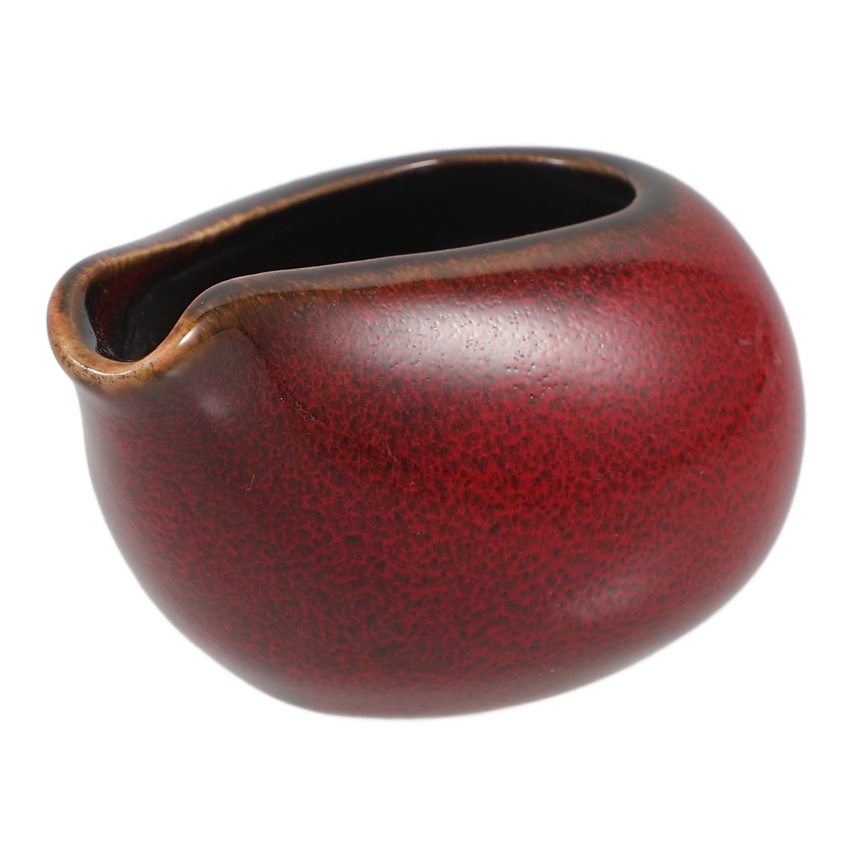 CONGARTENO Dipping Pot Syrup Creamer Kettle Sauce Pitcher Condiment Bowl Coffee Bar Supplies Household Ceramic Pitchers Ceramic Milk Pitcher Ceramic Milk Cups Sauce Dispensers Red Ceramics