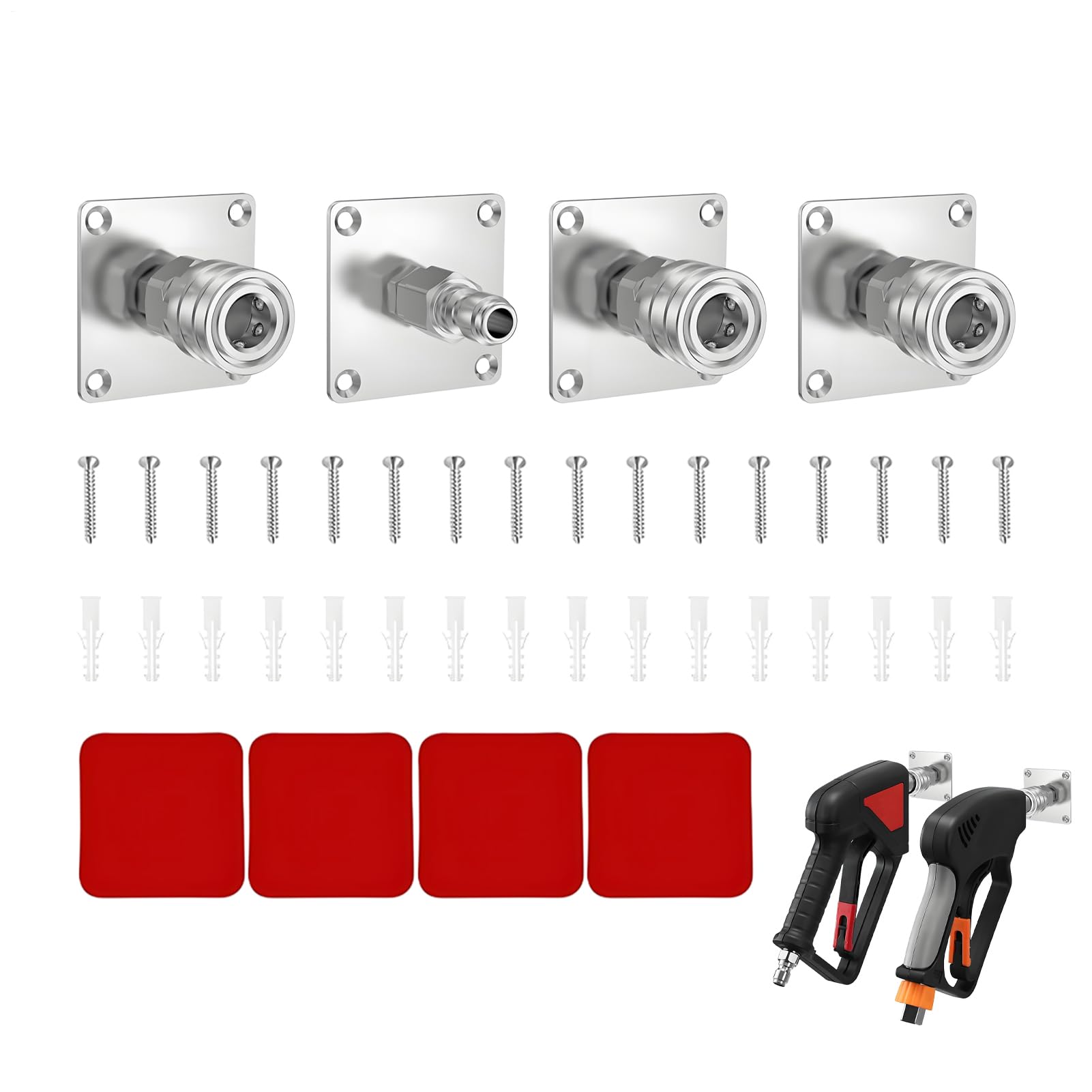 Organizador De Hidrolimpiadora Organizador de Espumador Para Garaje | Soporte De Pared Para En Hogar, Garaje, Estación De Lavado, Jardín, Exteriores Y Taller