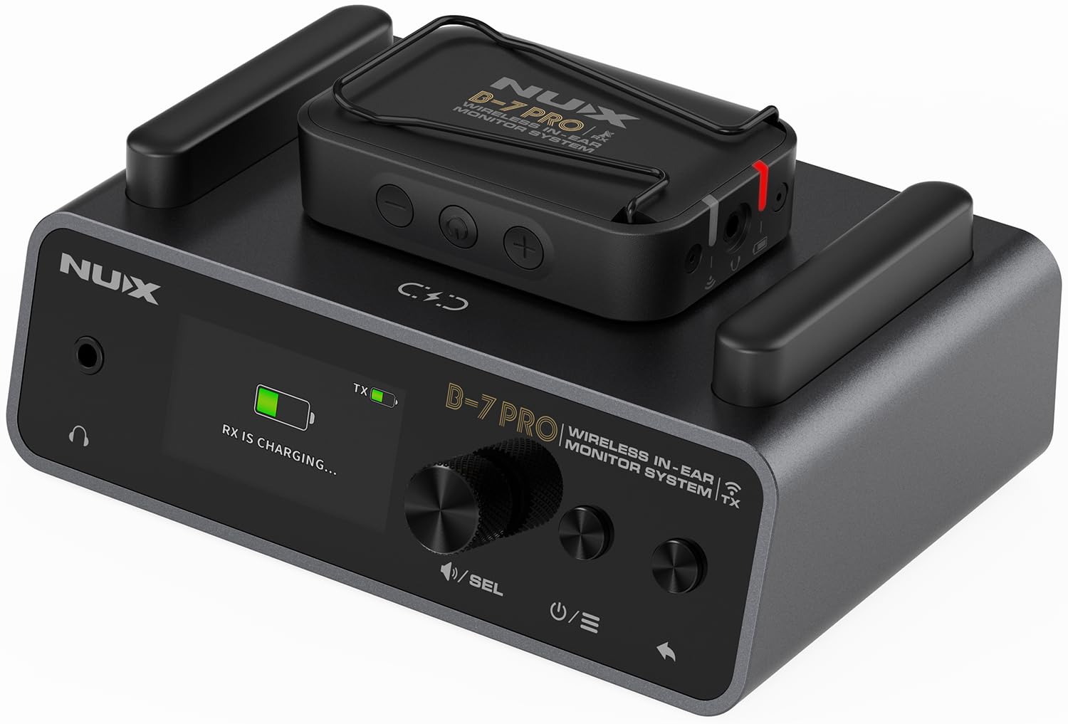 NU-X B-7 Pro kabelloses In-Ear-Überwachungssystem – professionelles Audio, vielseitige Konnektivität und unvergleichliche Leistung für anspruchsvolle Musiker