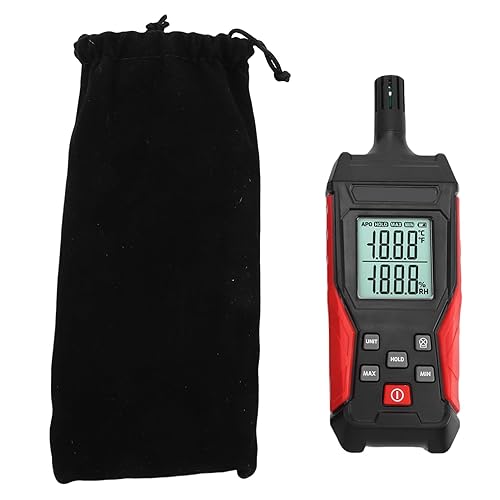 Miniatura 8 de Asixxsix Digital Temperature Humidity Meter, Thermometer Hygrometer Monitor with Data Hold, Backlight Screen Display, Handheld Temperature and