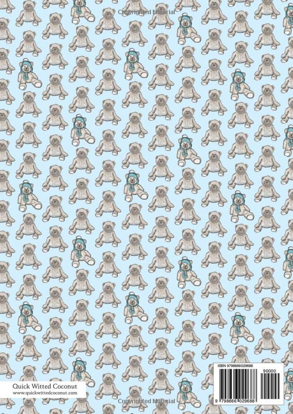 Teddy Bears Notebook - Lined Pages - A4 - Premium: (Blue Edition) Fun notebook 192 lined pages (A4 / 8.27x11.69 inches / 21x29.7cm) - Image 2