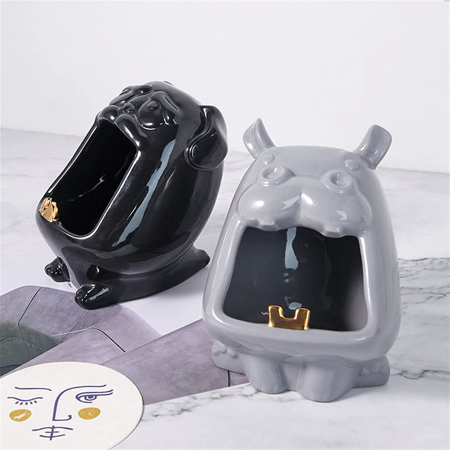 Posacenere senza fumo per sigarette Posacenere da interno per sigarette Posacenere da esterno in ceramica da esterno Set posacenere da 3 pezzi per la casa