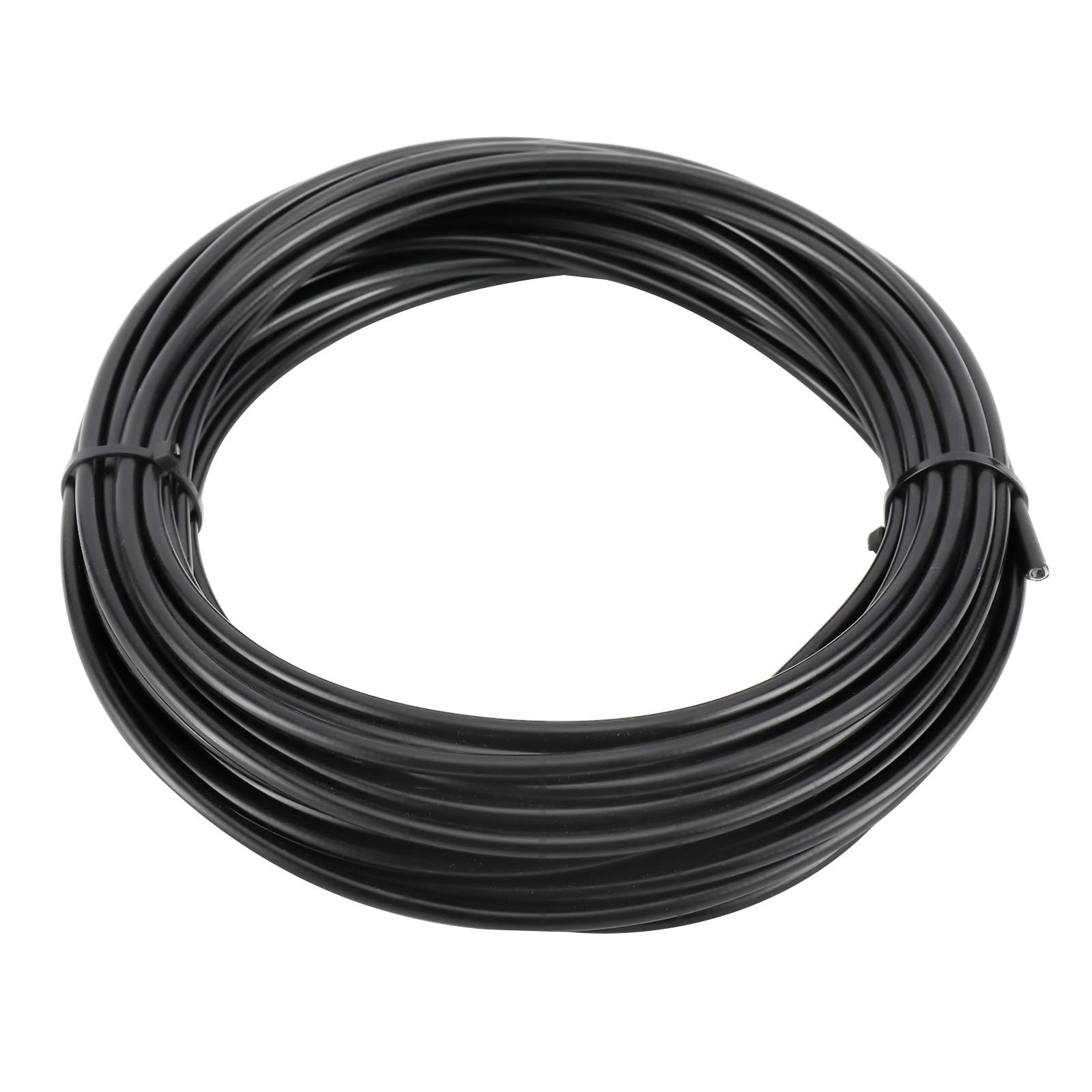 YaeMarine5mm X 50ft Bicycle/Bike Lined Brake Cable Housing, Black