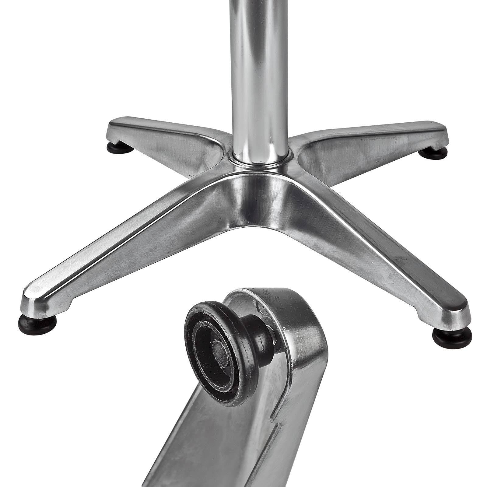 DEMA Alu Bistrotisch Beistelltisch Bartisch Gartentisch Tisch rund Ø 60 cm - H 70 cm