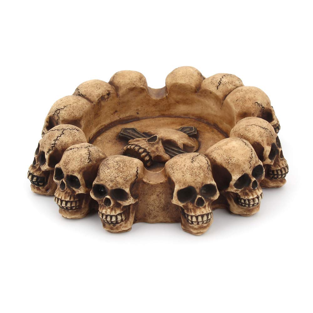 Halloween Skull Cigarette Ashtray Skeleton Ash Tray