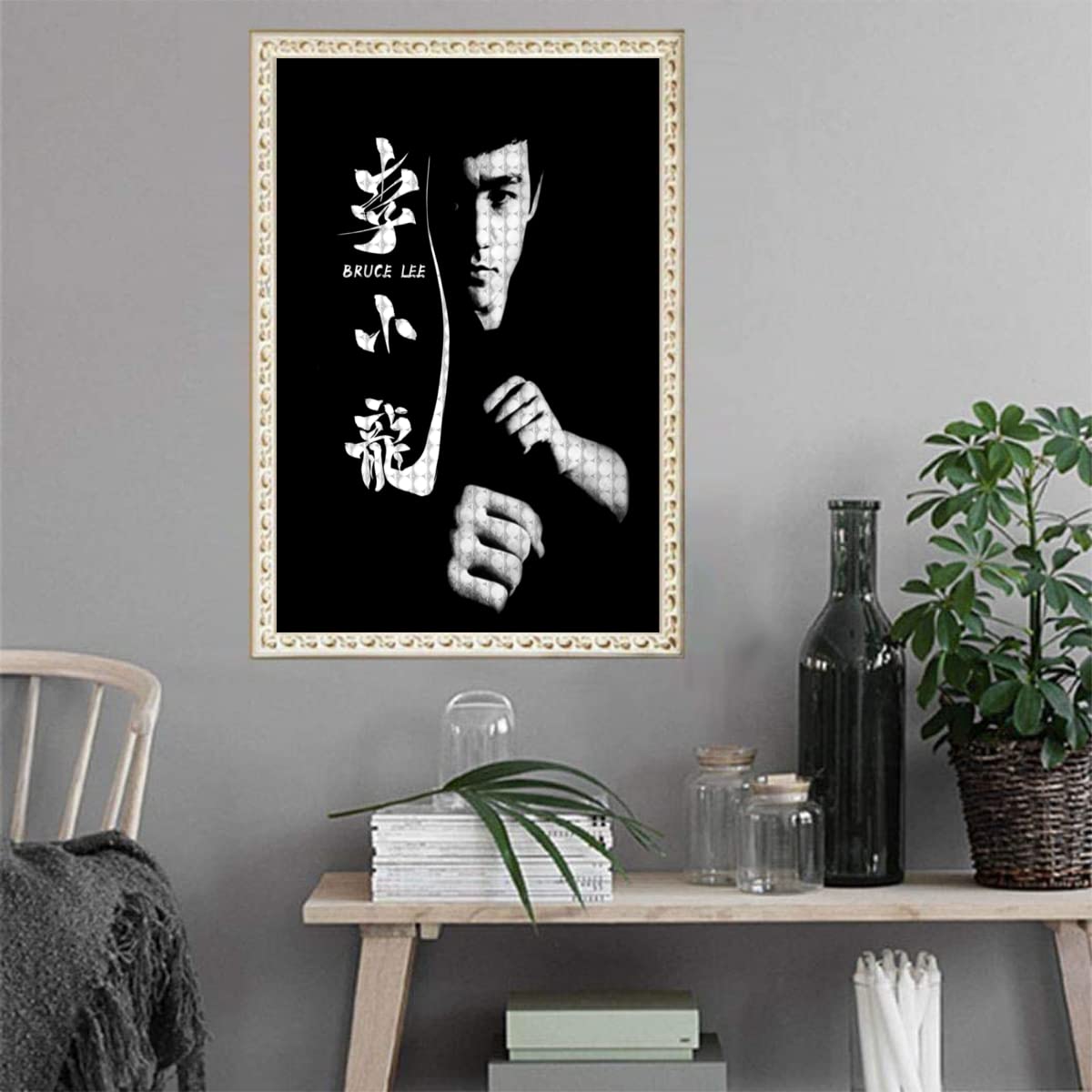 Amazon.co.jp: 5D ダイヤモンドアート モザイクアート Bruce Lee