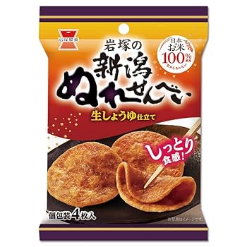 Amazon.co.jp: 岩塚製菓 2種アソート （ぬれせんべい/ぬれおかき