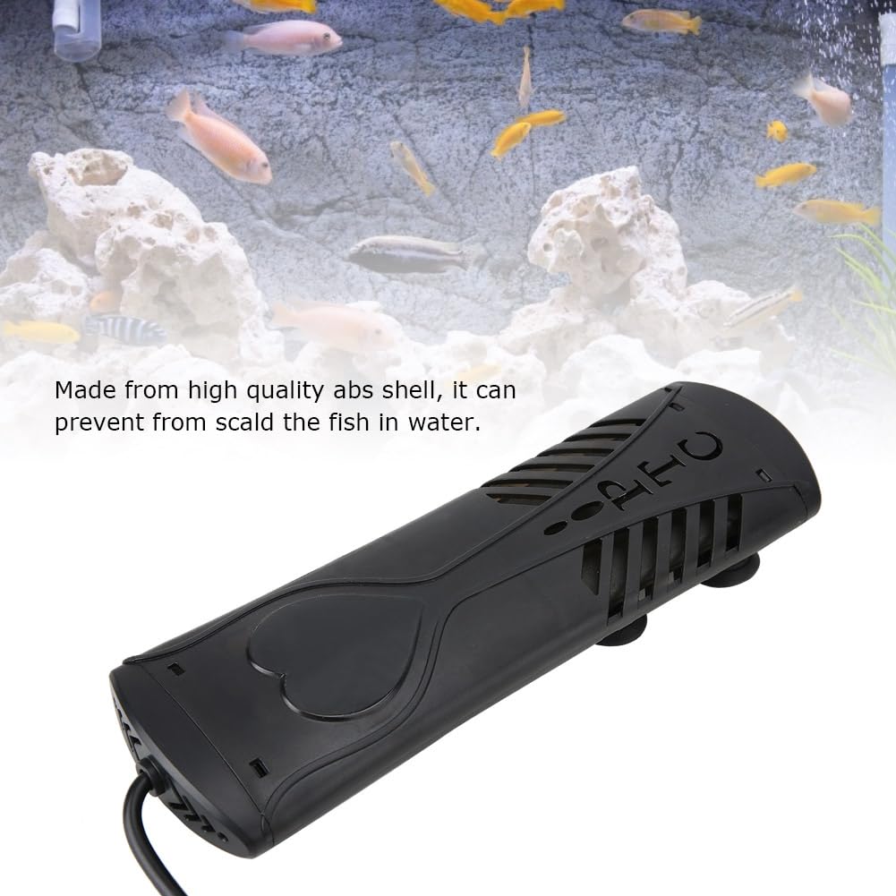 Calentador de Acuario, Temperatura Ajustable, Apagado Automático, Pantalla LED, Calentador Digital de Pecera PTC, Varilla de Calentamiento de Acuario con Ventosa (1000W)