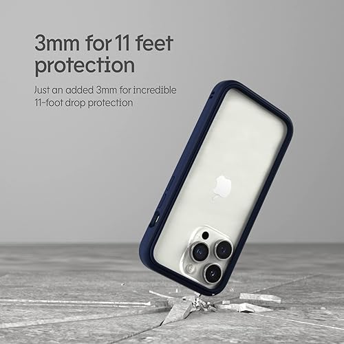 Miniatura 2 de RhinoShield CrashGuard NX - Funda protectora de diseño delgado absorbente de golpes compatible con iPhone 14 Pro, protección contra caídas de 11