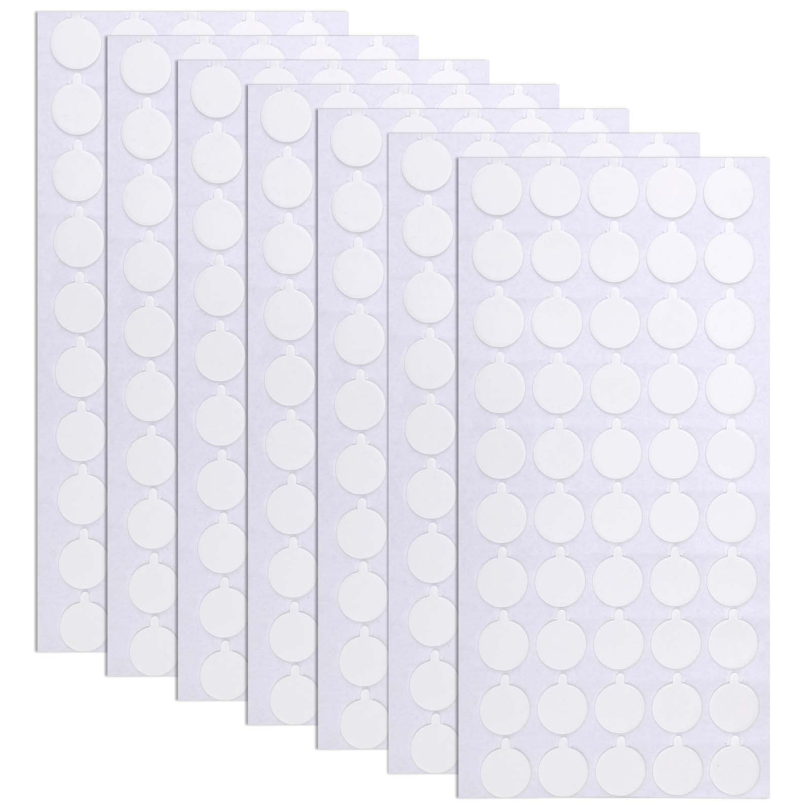 BUSOHA 350 PCS Double Sided Adhesive Dots, 20mm New Clear Removable Sticky Adhesive Putty,Round Sticky Tack Adhesive Poster Tacky Putty for Wall Hanging Festival Decoration