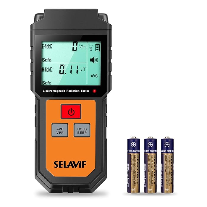 Buy EMF Meter Reader EMF Detector Handheld Digital Field Radiation Detector