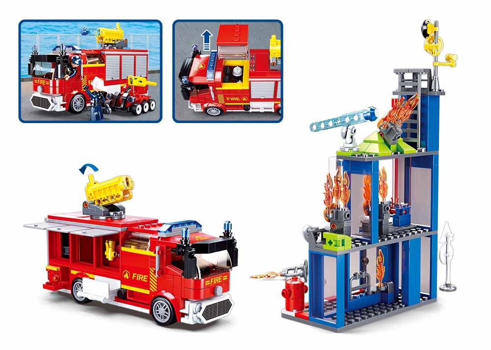 Sluban Fire Fighting Training Center, 585 pezzi