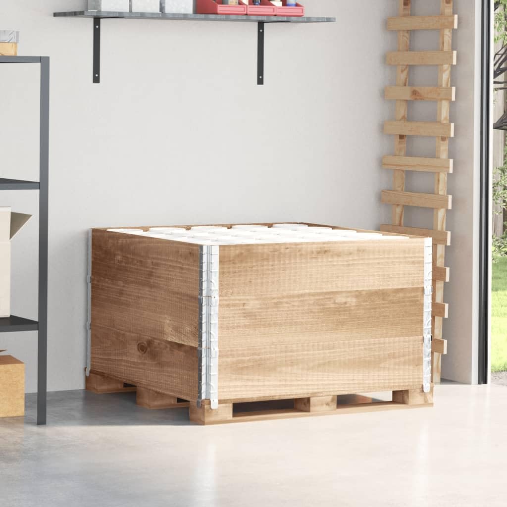 Paretali per Pallet 3 pz 100x100 cm in Legno Massello di Pino, Commercio e Industria,Movimentazione di Materiali,Pianali di carico e Pallet, 27.37kg-3295374