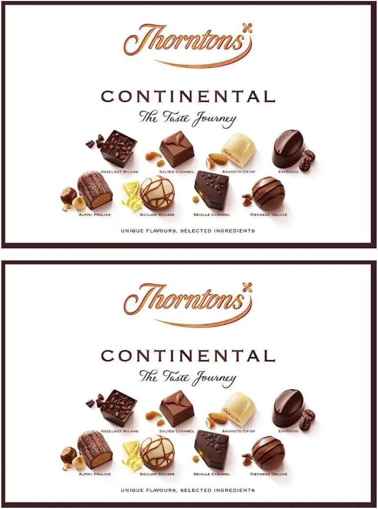 Chocolate Box Bundle wth Thornton Continental Milk, Dark, White