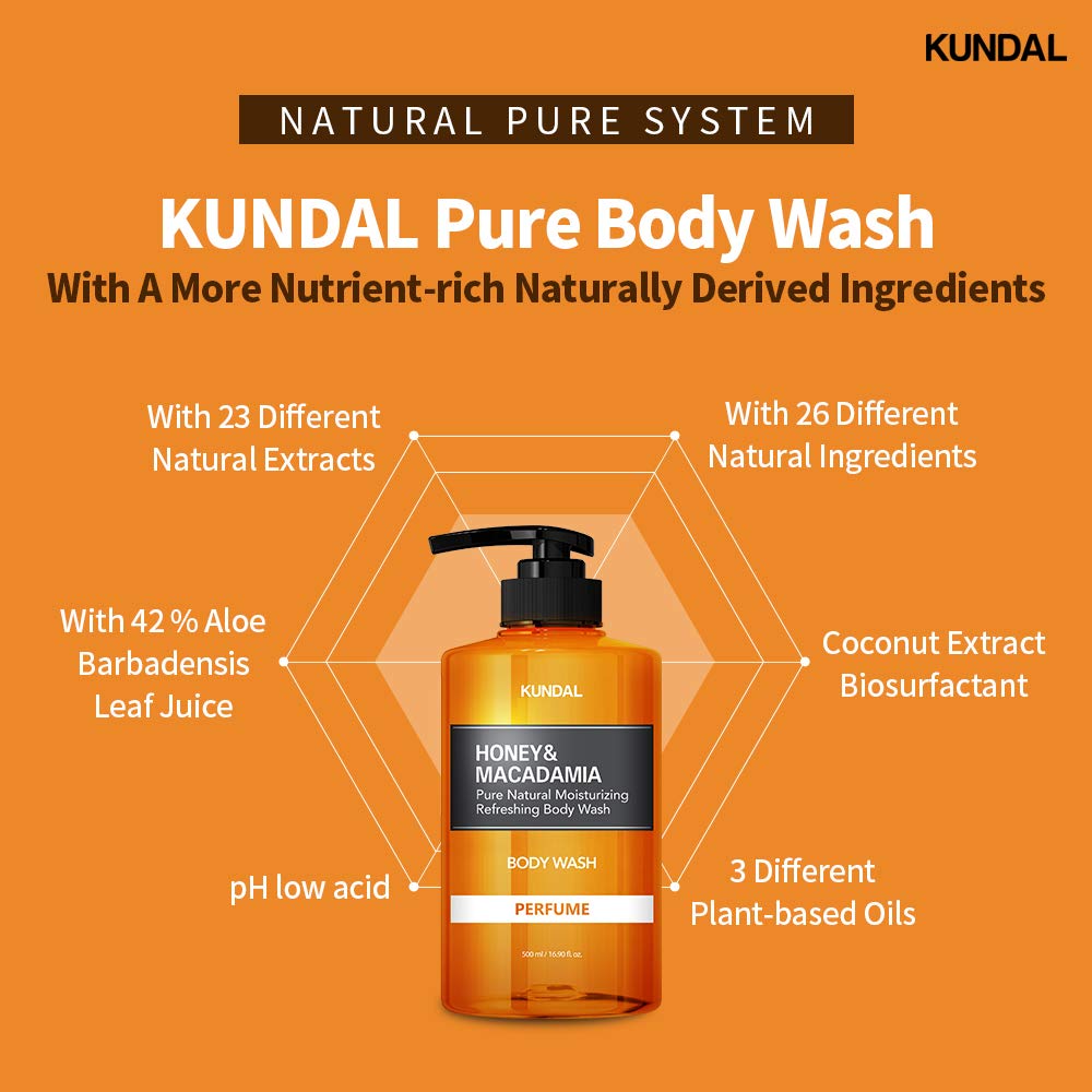 KUNDAL reiner body wash 500 ml (różowy grejpfrut)