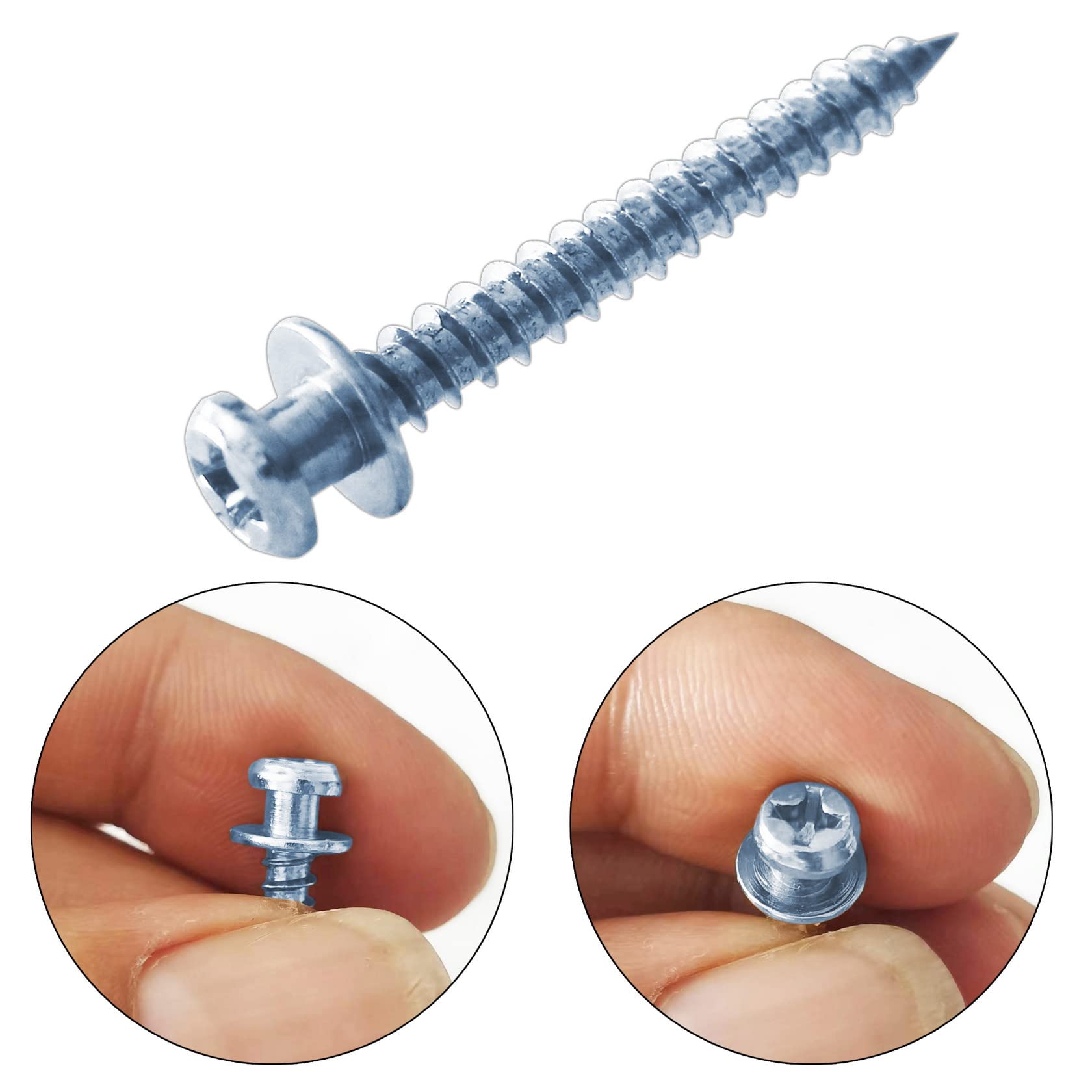 Bear Claw Screw Hanger Gold - 30lb Picture Hooks - 4-in-1 Hanging Screws For D-Rings Sawtooth Wire And Keyholes - Mounts In Drywall And Wood Studs 30 Pack | Buy Now With