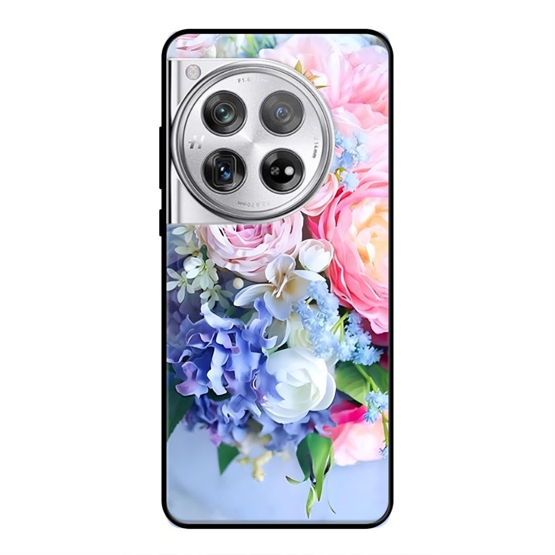 Flower | Rose | Nature Designer Printed TPU Metal Case Mobile Back Cover for Oneplus 12