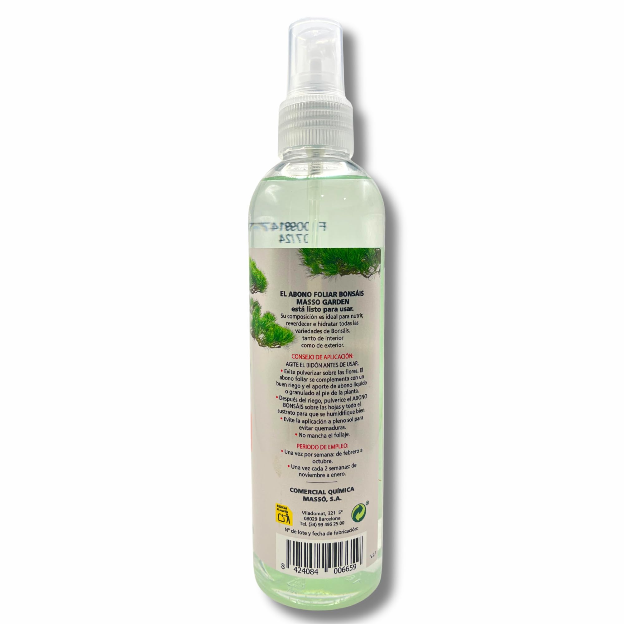 Abono Líquido Foliar Bonsáis 250 ml MUY EFICAZ | Spray Listo para Usar con Aplicador | Nutrición Completa e Hidratación | Reverdeciente para Bonsáis de Interior y Exterior | Nexum Market