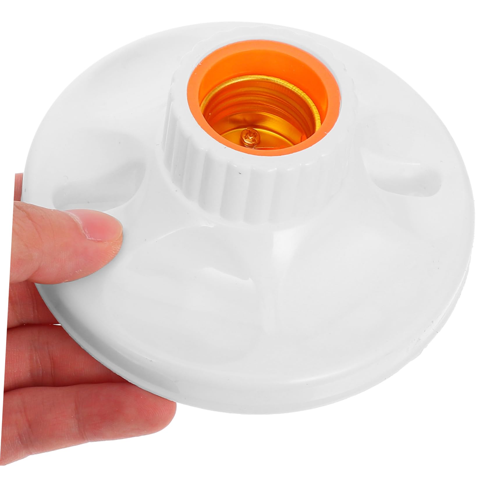 Lurrose Lot de 24 Douilles E27 pour Lampes Adaptateur en Cuivre et Bakélite, Socles Solide en Pp, Usage Polyvalent pour Applications Commerciales et Résidentielles