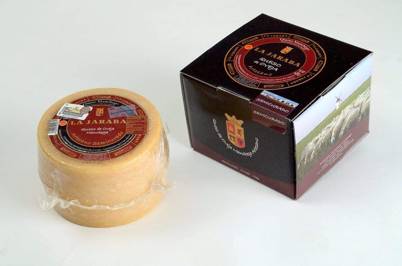 La Jaraba Queso Manchego D.O. Artesano Semicurado 3 Kg