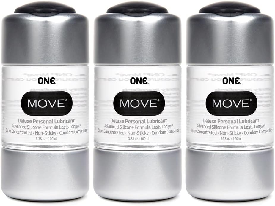 Miniatura 1 de One Condoms One Move Lubricante, 3.4fl oz, paquete de 3
