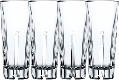 Nachtmann Havanna Highball Longdrink - Juego de 4 vasos de cristal para bar (13 onzas)