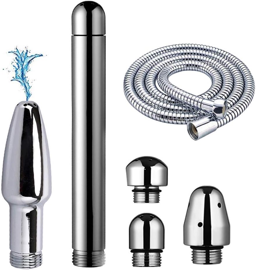 Lovearea New Nozzle Clean Shower Head,2 Shower Heads 3 Aluminum Cleaner