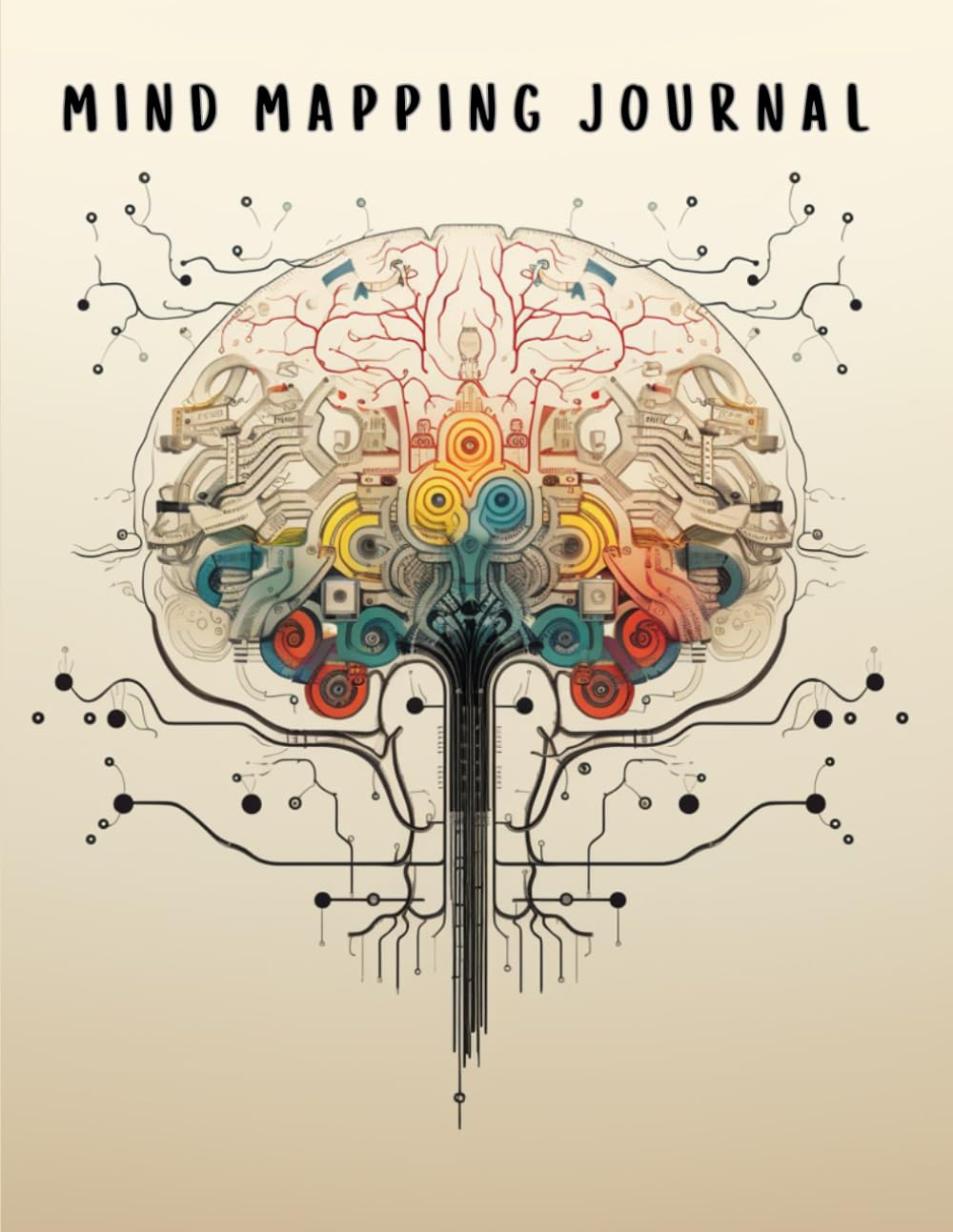 Mind Mapping Journal for Brainstorming, Thoughts and Ideas - Visual Thinking Notebook: Blank Mind Map Templates for unleashing ideas and organizing thoughts.