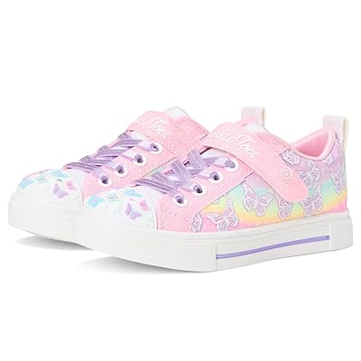 SKECHERS KIDS Twinkle Sparks Ombre Flutte (Little Kid) Girls Shoes Light Pink/Multi