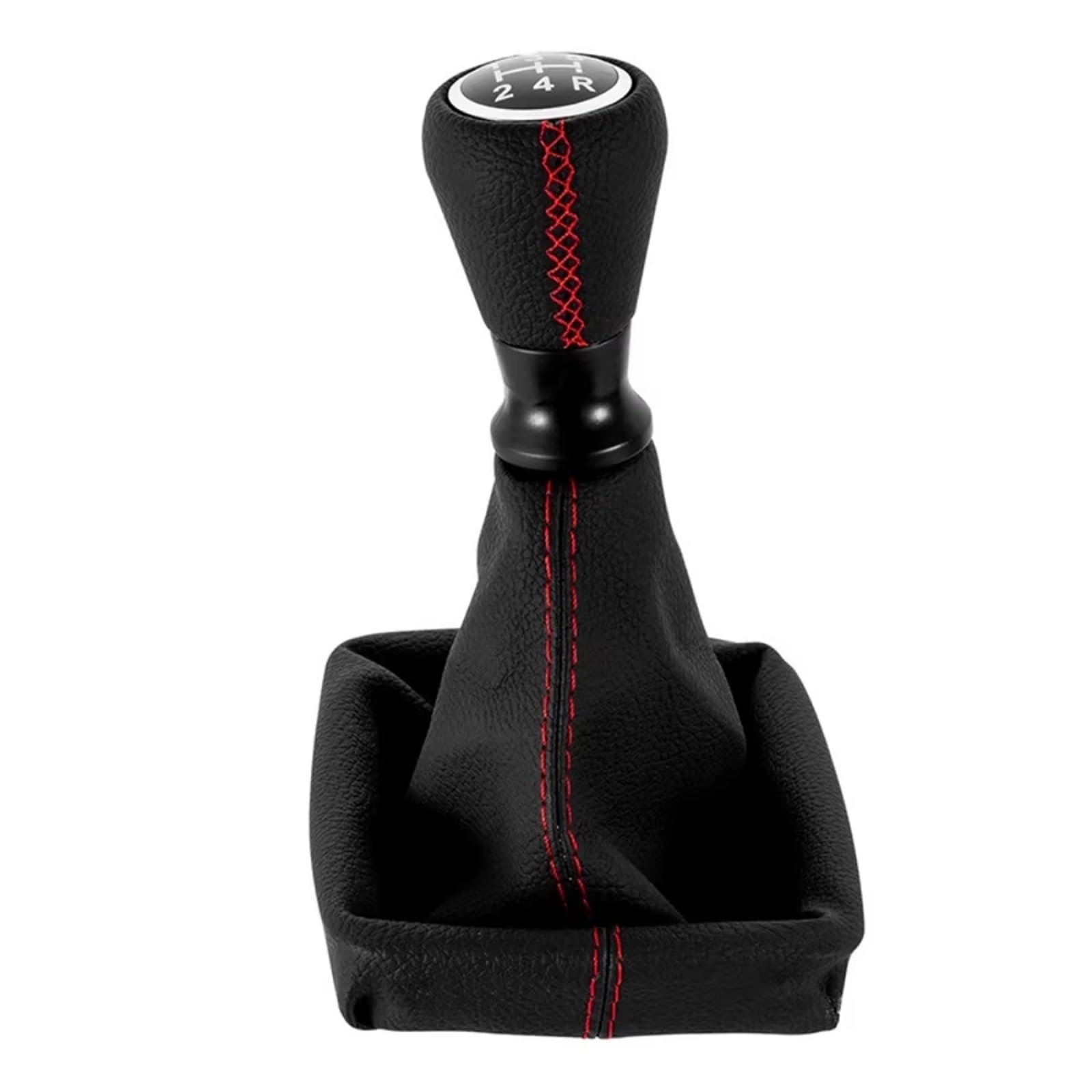 Sczmbltlnv Red Car Gear Stick Knob Car Gear Shift Knob For Peugeot 206 406 Boot Dust Cover Gaiter Collors 5 Speed Accessory