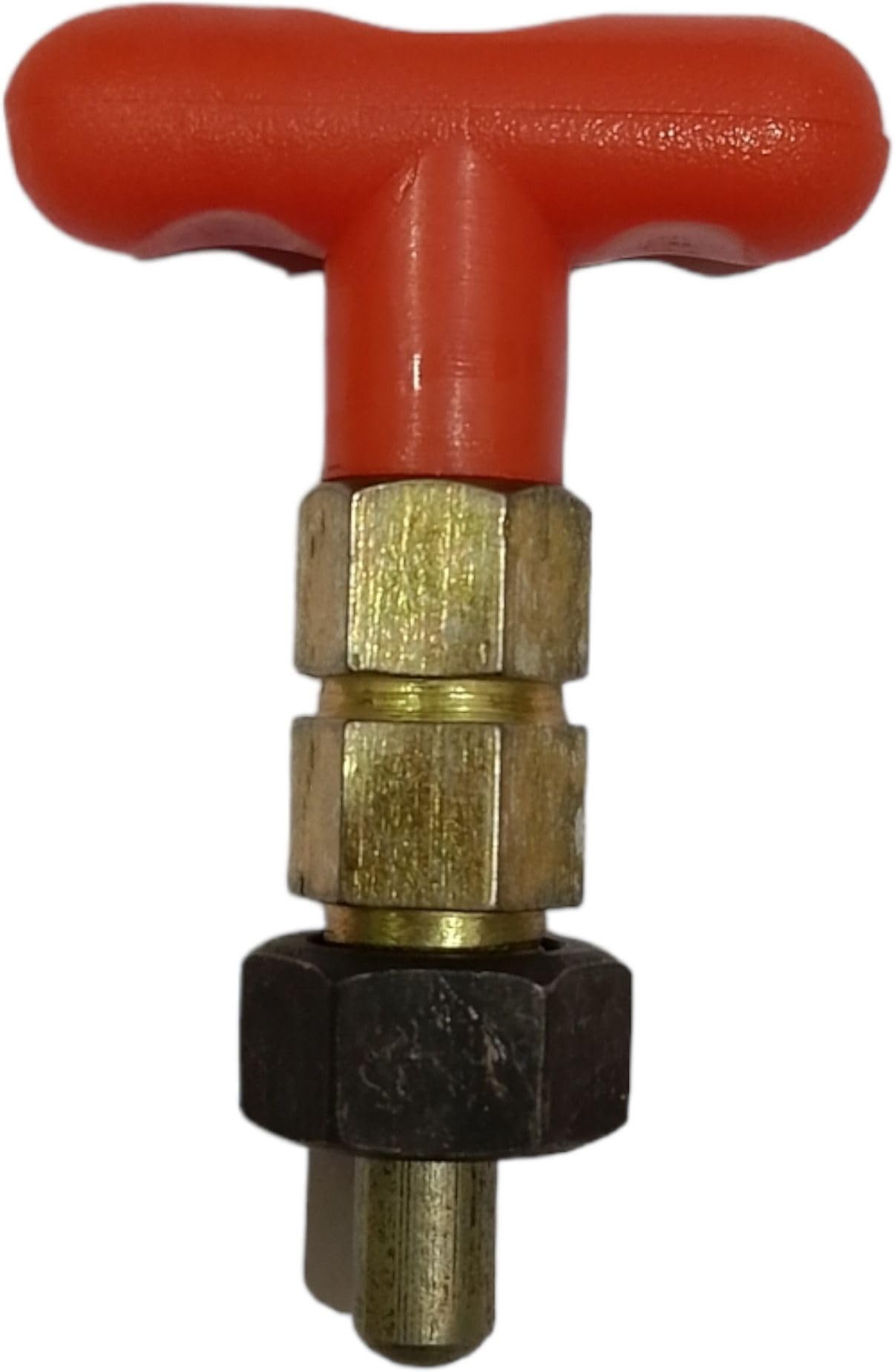 Dinetic Gym Machine T Shape Catcher Lock with Small Nob 10mm Width in Red Colour Multi-Training Bar (Red)-image-38